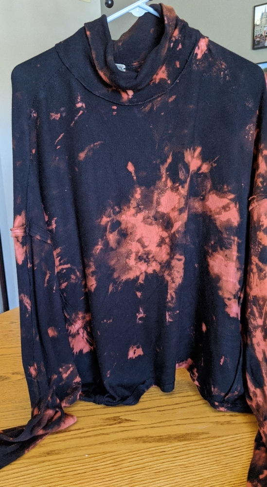 Free People Dolman sleeve reserve tie dye top